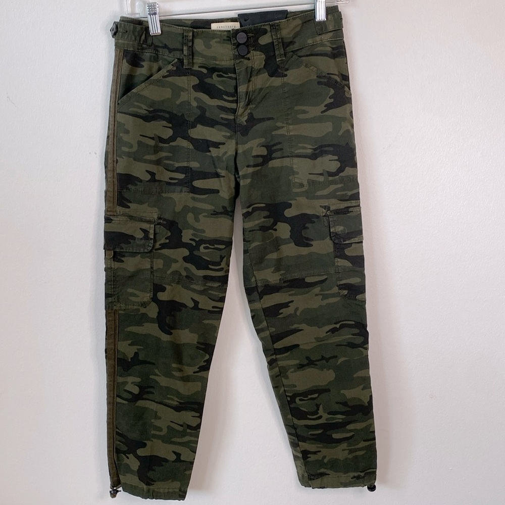 Sanctuary Standard Surplus Camo Pants Size 25